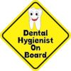 Dental Hygienist On Board Magnet