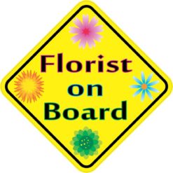 Florist on Board Magnet