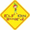 Elf On Board Magnet