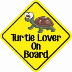 Turtle Lover On Board Magnet