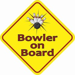 Bowler on Board Sticker