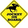 Jockey On Board Magnet