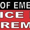 8in x 2in Service Dogs On Premises Sticker