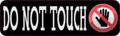 Symbol Do Not Touch Sticker