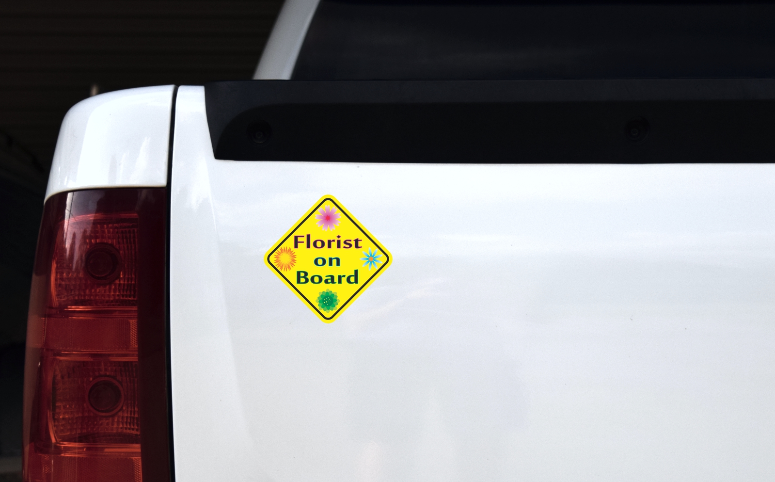 5in x 5in Florist on Board Magnet - Image 2