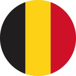 Belgian flag sticker