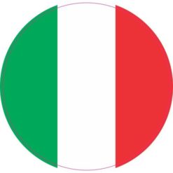 Italian flag sticker