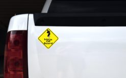 Alternative view of 5in x 5in Ninja On Board Sticker