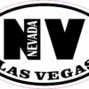 Oval NV Los Vegas Nevada Sticker