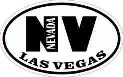 Oval NV Los Vegas Nevada Sticker