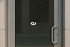 4in x 2.5in Oval NV Las Vegas Nevada Sticker