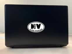 4in x 2.5in Oval NV Las Vegas Nevada Sticker