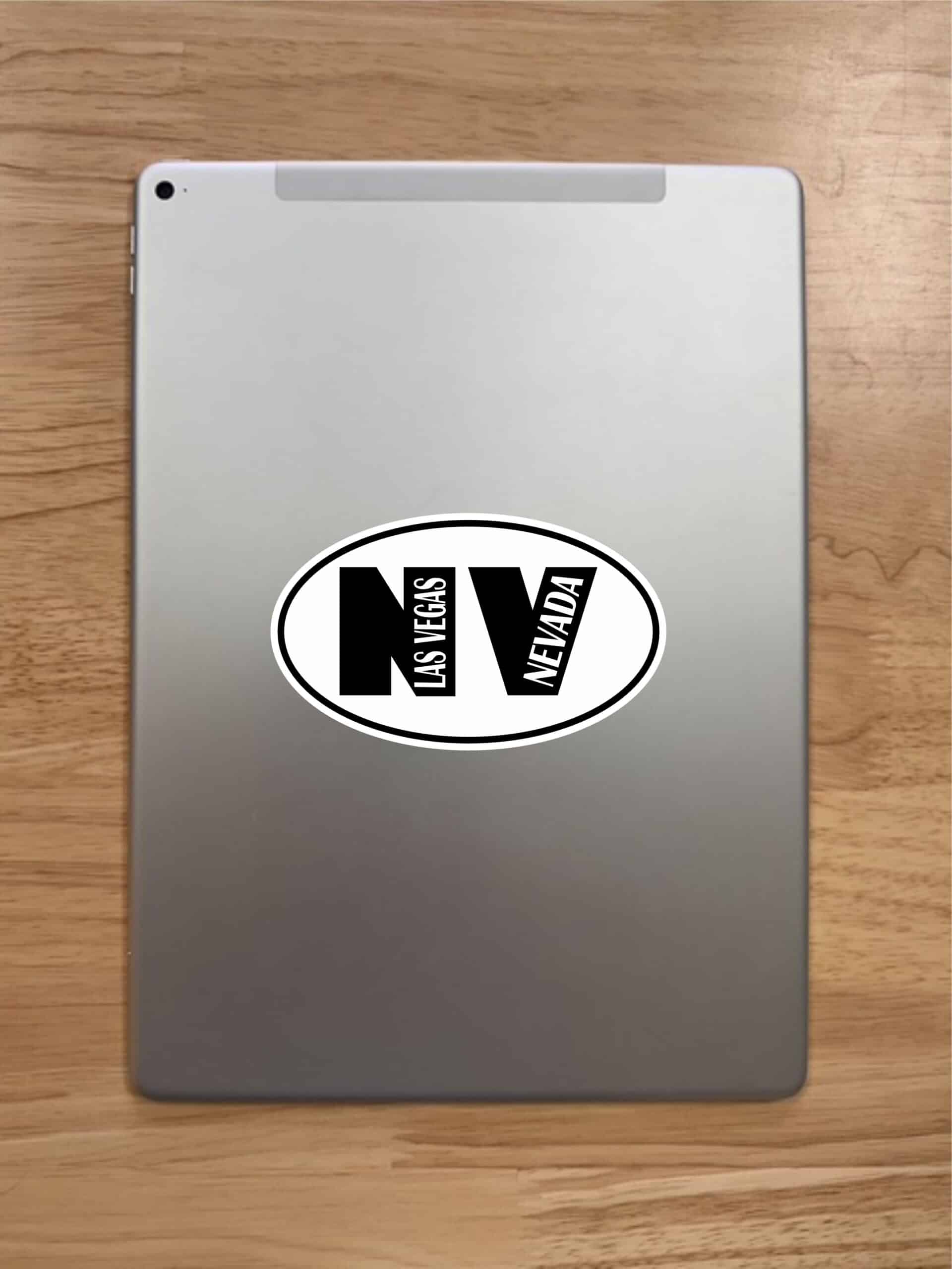 5in x 3in Oval NV Las Vegas Nevada Sticker
