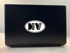 5in x 3in Oval NV Las Vegas Nevada Sticker
