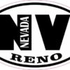 Oval NV Reno Nevada Sticker
