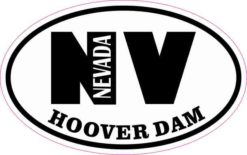 Oval NV Hoover Dam Sticker