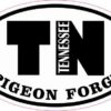 Oval TN Pigeon Forge Tennessee Sticker