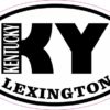 Oval KY Lexington Kentucky Sticker