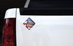 Alternative view of 5in x 5in Veteran On Board Magnet