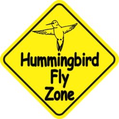 Hummingbird Fly Zone Magnet