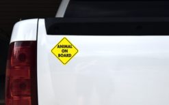 Alternative view of 5in x 5in Animal On Board Magnet