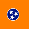 Tennessee State Flag Sticker