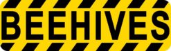 Beehives Permanent Vinyl Sticker