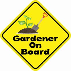 Gardener On Board Magnet
