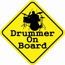 Drummer On Board Magnet