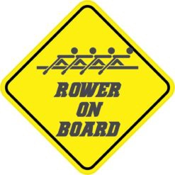 Rower On Board Sticker
