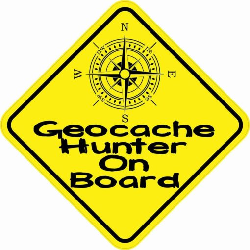 Geocache Hunter On Board Magnet