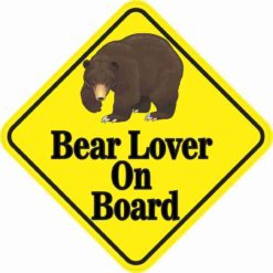 Bear Lover On Board Magnet