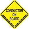 Train Conductor On Board Magnet