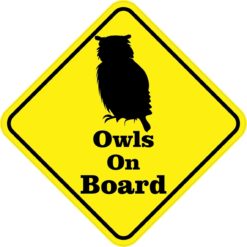 Owls On Board Magnet