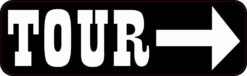 Right Arrow Tour Sticker