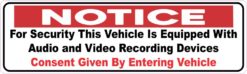 Audio and Video Recording Consent Magnet