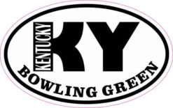 Oval KY Bowling Green Kentucky Sticker