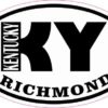 Oval KY Richmond Kentucky Sticker