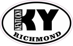 Oval KY Richmond Kentucky Sticker
