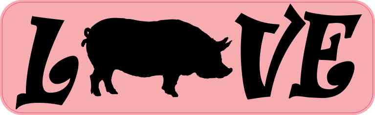 Love Pig Magnet
