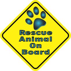 Rescue Animal On Board Magnet