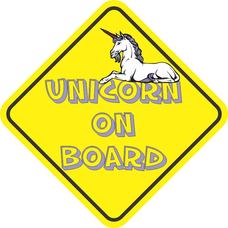 Unicorn On Board Magnet