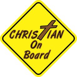 Christian On Board Magnet