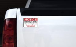 Alternative view of 6in x 4in Audio And Video Recording Consent Magnet