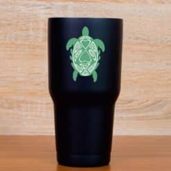 Green and White Turtle Family Stickers