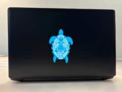 Blue and White Turtle Family Stickers