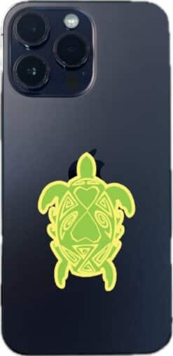 Green and Yellow Turtle Family Stickers