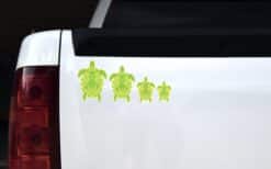 Green and Yellow Turtle Family Stickers