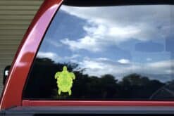 Green and Yellow Turtle Family Stickers