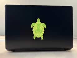 Green and Yellow Turtle Family Stickers